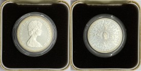 Gran Bretagna - Moneta Commemorativa - Elisabetta II (dal 1952) 25 Pence 1980 commemorativa dell'80° compleanno della Regina Madre Elisabetta nata il ...