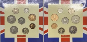 Gran Bretagna - Divisionale - Elisabetta II (dal 1952) serie 1992 - celebrativa del 21° anniversario della decimalizzazione della valuta della Gran Br...