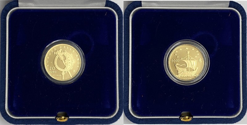 Moneta Commemorativa - Serie Euro - Monetazione in Euro (dal 2001) 20 Euro 2007 ...