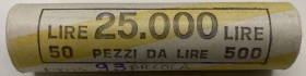 Rotolini - Repubblica Italiana - Monetazione in Lire (1946-2001) - 50 monete da 500 Lire 1993 "Banca d'Italia" del I° Tipo con firma piccola - Gig. 58...