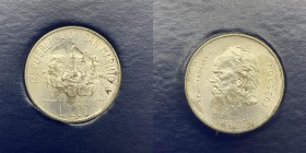 Moneta Commemorativa - Serie Lire - Nuova Monetazione (dal 1972) - 1000 Lire 1978 - commemorativa del 150° Anniversario della nascita di Leone Tolstoj...