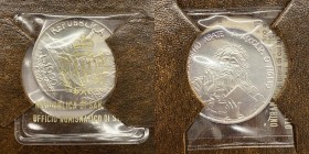 Moneta Commemorativa - Serie Lire - Nuova Monetazione (dal 1972) 1000 Lire 1980 - celebrativa del XV centenario della nascita di S. Benedetto da Norci...