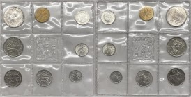 Divisionale - Serie Lire - Nuova Monetazione (dal 1972) 1974 - composta da 8 valori - L 500 (Ag) - L 100 (Ac) - L 50 (Ac) - L 20 (Ba) - L 10 (It) - L ...