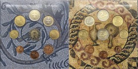 Cipro - Repubblica di Cipro (dal 1960) serie 2009 - celebrativa dei mosaici della Villa di Paphos dichiarati patrimonio mondiale dall' UNESCO - compos...