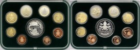 Città del Vaticano - Francesco (Jorge Mario Bergoglio) dal 2013 - serie 2018 - composta da 9 valori - Euro 20 con stemma papale (Ag) (26 gr.) - Euro 2...