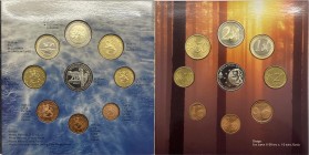 Finlandia - Repubblica finlandese (dal 1917) serie 2005 - celebrativa della flora e fauna locale - composta da 8 valori e 1 gettone commemorativo "Han...