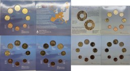 Finlandia - Cofanetto - Repubblica finlandese (dal 1917) - set composto da tre diverse serie degli anni 1999 - 2000 - 2001 - ogni serie è composta da ...