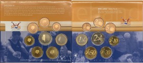 Olanda - Regina Beatrice (1980-2013) serie 2001 - celebrativa degli sport per disabili - composta da 8 valori - Euro 2 - Euro 1 - Cent 50 - Cent 20 - ...