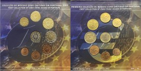 Portogallo - Repubblica portoghese (dal 1976) serie 2002 - composta da 8 valori - Euro 2 - Euro 1 - Cent 50 - Cent 20 - Cent 10 - Cent 5 - Cent 2 - Ce...
