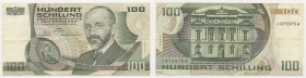 Austria - Repubblica d'Austria (dal 1955) - Banca Nazionale Austriaca - 100 scellini tipo "Eugen Bohm Ritter von Bawerk" - emissione del 2 gennaio 198...