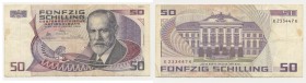 Austria - Repubblica d'Austria (dal 1955) - Banca Nazionale Austriaca - Banca Nazionale Austriaca - 50 scellini tipo "Sigmund Freud" - emissione del 2...