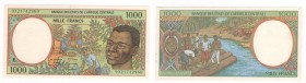 Camerun - Repubblica del Camerun - Banque de l'Etats de l'Afrique entrale - 1000 franchi - 1993 - N° serie 9321742960 - P#202Ea

SPL

 Worldwide s...