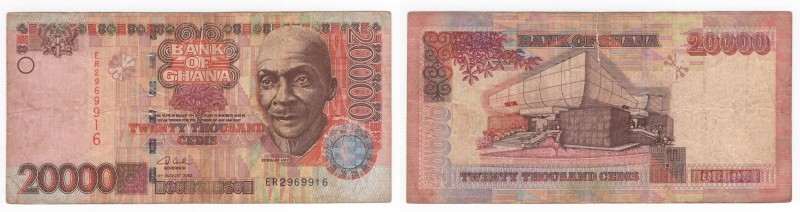 Ghana - 20000 cedis - emissione del 2003 - N° serie ER 2969916 - P# 36

mBB
...