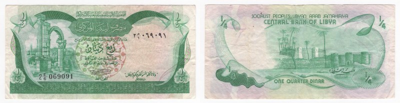 Libia - Stato della Libia (dal 1951) - 1/4 di dinaro - Central Bank of Libya - 1...