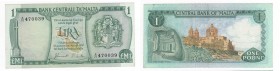 Malta - Repubblica di Malta (dal 1964) 1 lira - emissione del 1973 - N°serie A/25 470039 - firme: Joseph Sammut - Alfred Camilleri - P# 31a

SPL

...