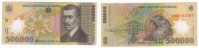Romania - Repubblica di Romania (dal 1878) - 500.000 lei tipo "Vlaicu" - Banca Nationala a Romaniei - 2000 - N° serie 008D0160597 - P#115a

SPL

 ...