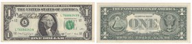 Stati Uniti d'America - Stati Uniti d'America (dal 1980) Federal Reserve Note - 1 dollaro tipo "Washington" - 1988 - N° serie L76686243N - autografato...