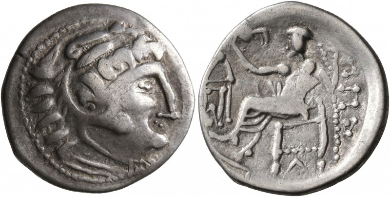 LOWER DANUBE. Uncertain tribe. Circa 2nd century BC. Drachm (Silver, 19 mm, 2.68...