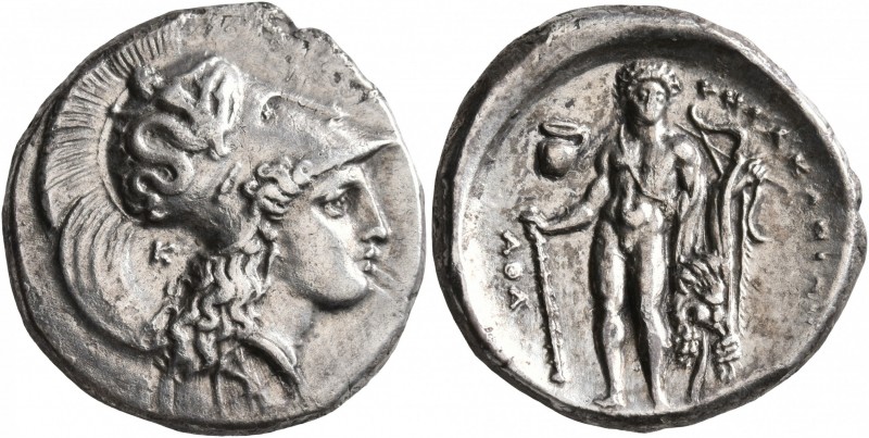 LUCANIA. Herakleia. Circa 330/25-281 BC. Didrachm or Nomos (Silver, 21 mm, 7.74 ...