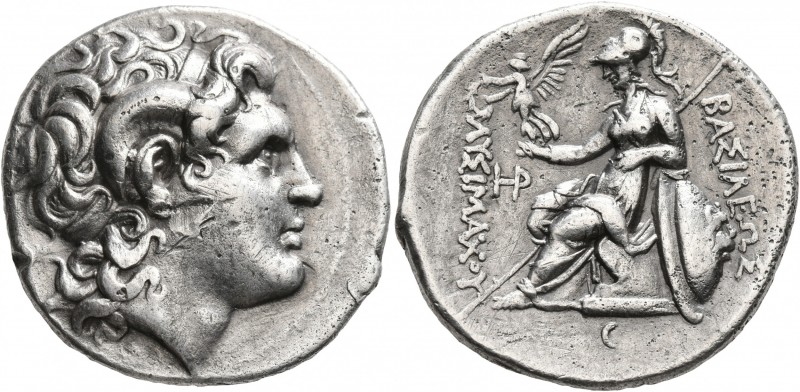 KINGS OF THRACE. Lysimachos, 305-281 BC. Tetradrachm (Silver, 29 mm, 16.90 g, 12...