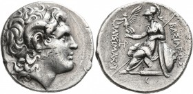 KINGS OF THRACE. Lysimachos, 305-281 BC. Tetradrachm (Silver, 29 mm, 16.90 g, 12 h), Lampsakos, circa 297/6-282/1. Diademed head of Alexander the Grea...