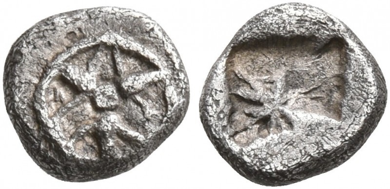 THRACO-MACEDONIAN REGION. Uncertain. Late 6th century BC. 1/32 Stater (Silver, 5...