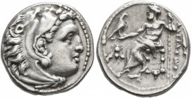KINGS OF MACEDON. Alexander III ‘the Great’, 336-323 BC. Drachm (Silver, 16 mm, 4.24 g, 11 h), Magnesia ad Maeandrum, struck under Menander or Kleitos...