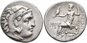 KINGS OF MACEDON. Alexander III ‘the Great’, 336-323 BC. Drachm (Silver, 18 mm, 4.15 g, 6 h), Kolophon, struck under Antigonos Monophthalmos, circa 31...
