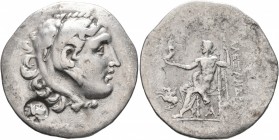 KINGS OF MACEDON. Alexander III ‘the Great’, 336-323 BC. Tetradrachm (Silver, 34 mm, 15.81 g, 12 h), Alabanda, CY 1 = 169/8. Head of Herakles to right...