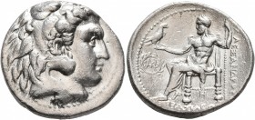 KINGS OF MACEDON. Alexander III ‘the Great’, 336-323 BC. Tetradrachm (Silver, 28 mm, 16.78 g, 5 h), Babylon I, struck under Seleukos I, circa 311-300....