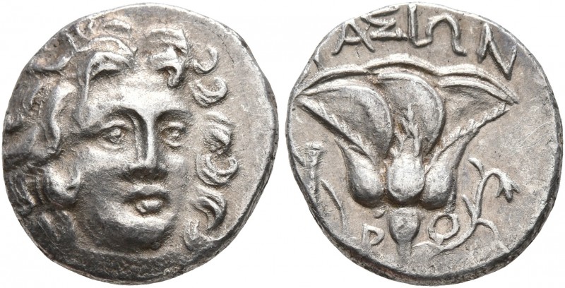 KINGS OF MACEDON. Perseus, 179-168 BC. Drachm (Silver, 14 mm, 2.65 g, 12 h), Thi...