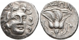 KINGS OF MACEDON. Perseus, 179-168 BC. Drachm (Silver, 14 mm, 2.65 g, 12 h), Third Macedonian War issue. Rhodian standard. Uncertain mint in northern ...
