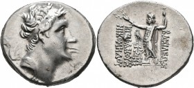 KINGS OF BITHYNIA. Nikomedes IV Philopator, 94-74 BC. Tetradrachm (Silver, 33 mm, 16.94 g, 12 h), Nikomedia, CY 206 = 93/2. Diademed head of Nikomedes...