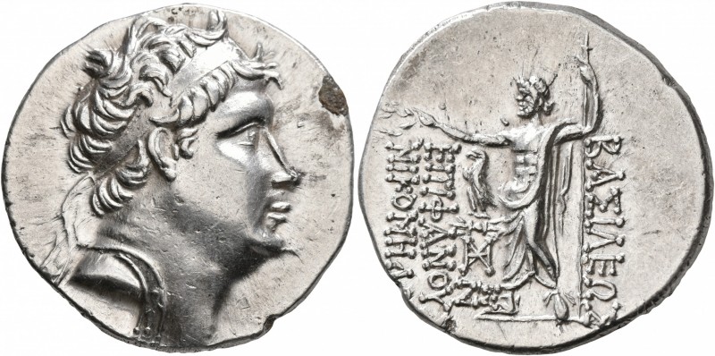 KINGS OF BITHYNIA. Nikomedes IV Philopator, 94-74 BC. Tetradrachm (Silver, 31 mm...