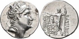 KINGS OF BITHYNIA. Nikomedes IV Philopator, 94-74 BC. Tetradrachm (Silver, 31 mm, 17.07 g, 12 h), Nikomedia, CY 207 = 92/1. Diademed head of Nikomedes...