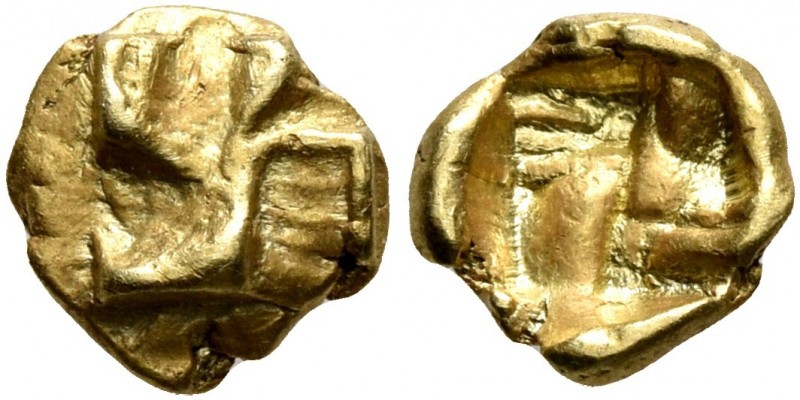 IONIA. Uncertain. Circa 625-600 BC. 1/48 Stater (Electrum, 6 mm, 0.30 g), Phokai...