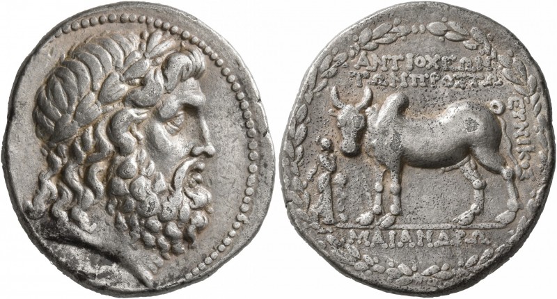 CARIA. Antioch ad Maeandrum. Circa 90/89-65/60 BC. Tetradrachm (Silver, 27 mm, 1...