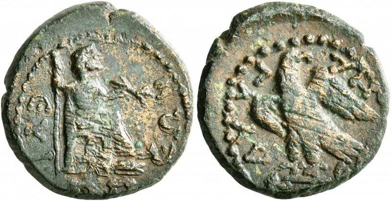 CARIA. Euhippe. 2nd-1st century BC. AE (Bronze, 17 mm, 2.99 g, 1 h). ЄΥΙΠΠЄΩΝ Ze...