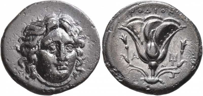 ISLANDS OFF CARIA, Rhodos. Rhodes. Circa 305-275 BC. Didrachm (Silver, 21 mm, 6....