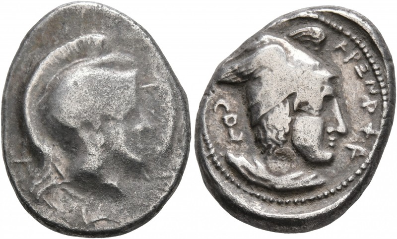 LYCIA. Xanthos. Circa 400-380 BC. Stater (Silver, 22 mm, 8.14 g, 11 h). Head of ...