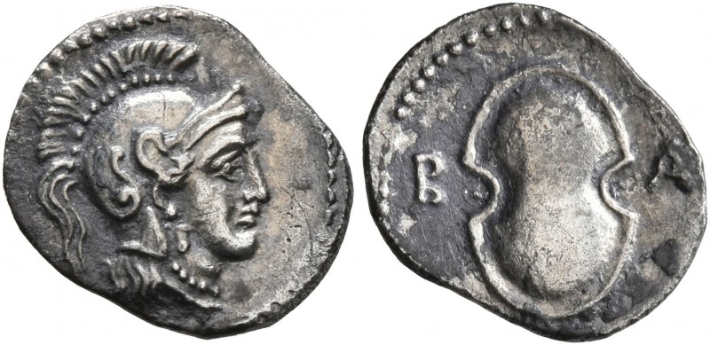 CILICIA. Tarsos. Balakros, satrap of Cilicia, 333-323 BC. Obol (Silver, 12 mm, 0...