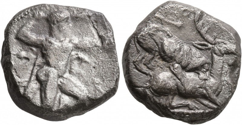 CYPRUS. Kition. Baalmelek II, circa 425-400 BC. Stater (Silver, 19 mm, 10.95 g, ...