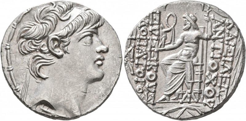 SELEUKID KINGS OF SYRIA. Antiochos X Eusebes Philopator, circa 94-88 BC. Tetradr...