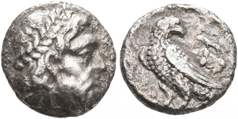 BAKTRIA, Local Issues. Circa 285/3-280/78 BC. Diobol (Silver, 10 mm, 1.00 g, 3 h...