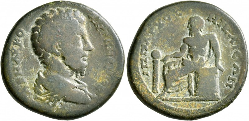 BITHYNIA. Nicaea. Commodus, 177-192. Diassarion (Bronze, 25 mm, 9.42 g, 7 h). Α ...