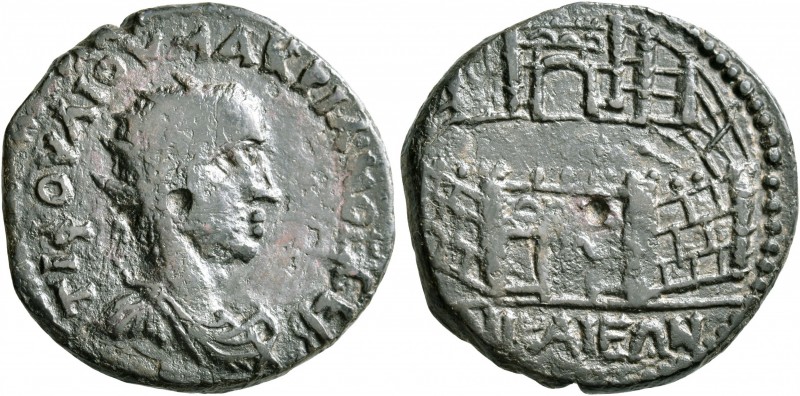 BITHYNIA. Nicaea. Macrianus, usurper, 260-261. Oktassarion (Bronze, 24 mm, 7.00 ...