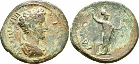 TROAS. Ilium. Commodus, 177-192. Diassarion (?) (Bronze, 30 mm, 11.94 g, 7 h). ΑY ΚΑΙ Μ ΑYΡΗ ΚΟΜΟΔΟϹ Laureate, draped and cuirassed bust of Commodus t...