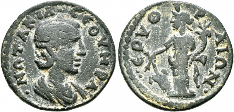 IONIA. Erythrae. Otacilia Severa, Augusta, 244-249. Assarion (Bronze, 21 mm, 4.5...