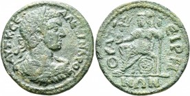 LYDIA. Thyateira. Severus Alexander, 222-235. Diassarion (Bronze, 26 mm, 9.20 g, 6 h). ΑΥΤ Κ ϹЄ ΑΛЄΞΑΝΔΡΟϹ Laureate, draped and cuirassed bust of Seve...