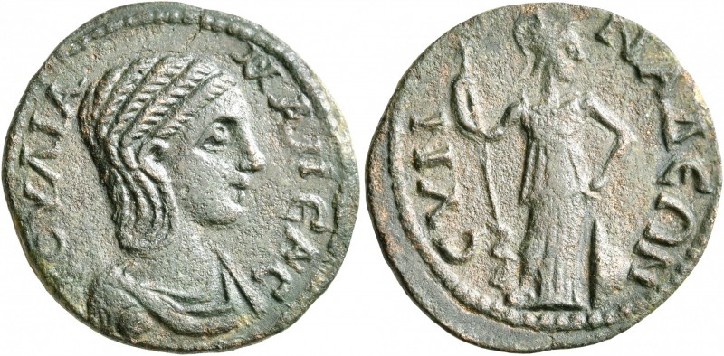 PHRYGIA. Synnada. Julia Mamaea, Augusta, 222-235. Diassarion (Bronze, 24 mm, 5.1...